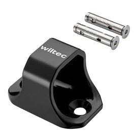 Wiltec Anti-Theft Anchor Type 02 Steel 76 x 50 x 54 mm, Anti-Theft Wall and Ground Anchor for Motorcycle and Bicycle