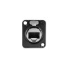Neutrik etherCON Ethernet CAT6A Pass Through Panel Connector-NE8FDX-P6-B