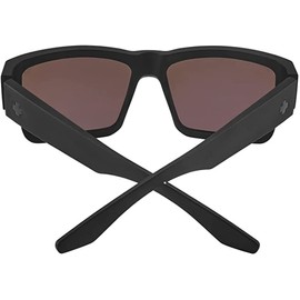 Spy Cyrus Sunglasses Matte Black with Happy Boost Bronze Ice Blue Spectra Polarized Lens