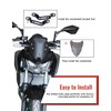 LUXEMOTO Windshield for kawasaki Z500 2024 2025, Dark Tinted Front