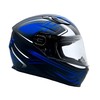Typhoon Adult Full Face Motorcycle Helmet w/Drop Down Sun Shield