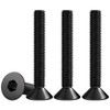 Drenky M6 Hex Socket Countersunk Bolts, Black Screws Countersunk DIN