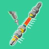 Vessel Slender Torsion Bit +2 x 3.5 x 110 mm