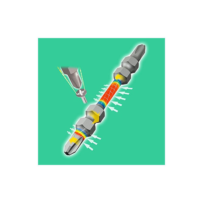 Vessel Slender Torsion Bit +2 x 3.5 x 110 mm