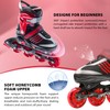 PAPAISON Adjustable Roller Blades Boys Ages 4-12, Inline Skates for