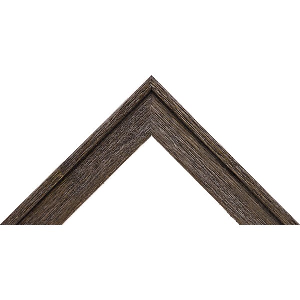 Rustic Dark Brown Picture Frame 1" deep for 3/4" canvas,