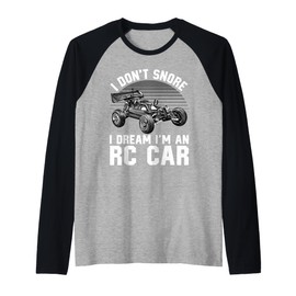RC Car Art For Men Women Kids RC Racing Truck RC Car Lover Raglan Baseball Tee