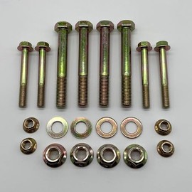 Region Offroad Front Control Arm Bolts Compatible with Jeep Cherokee XJ 84-01 Grand Cherokee WJ 99-04 Comanche MJ 86-92