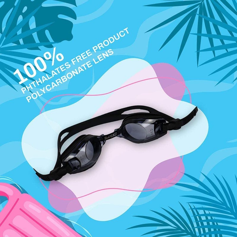Sight Swimming Goggles Adult Black UV Tint by Sports World