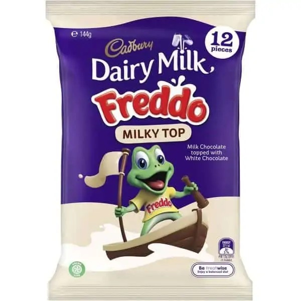 Cadbury Bulk Cadbury Freddo Milky Top Share Pack 180g ($6.00 each x 12 units)