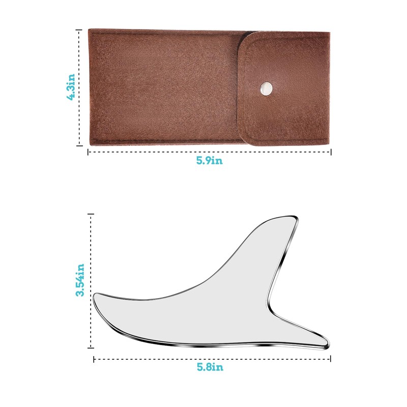 Stainless Steel Gua Sha Muscle Scraper Tool, Myofascial Scraping Tools