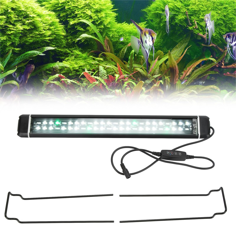 Aquarium LED Lamp Waterproof Adjustable Length Fish Tank Light with