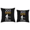 200 MPH Autumn Leaf Blower Throw Pillow