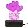 MIK funshopping 3D Light Night Light 3D Effect Lamp with