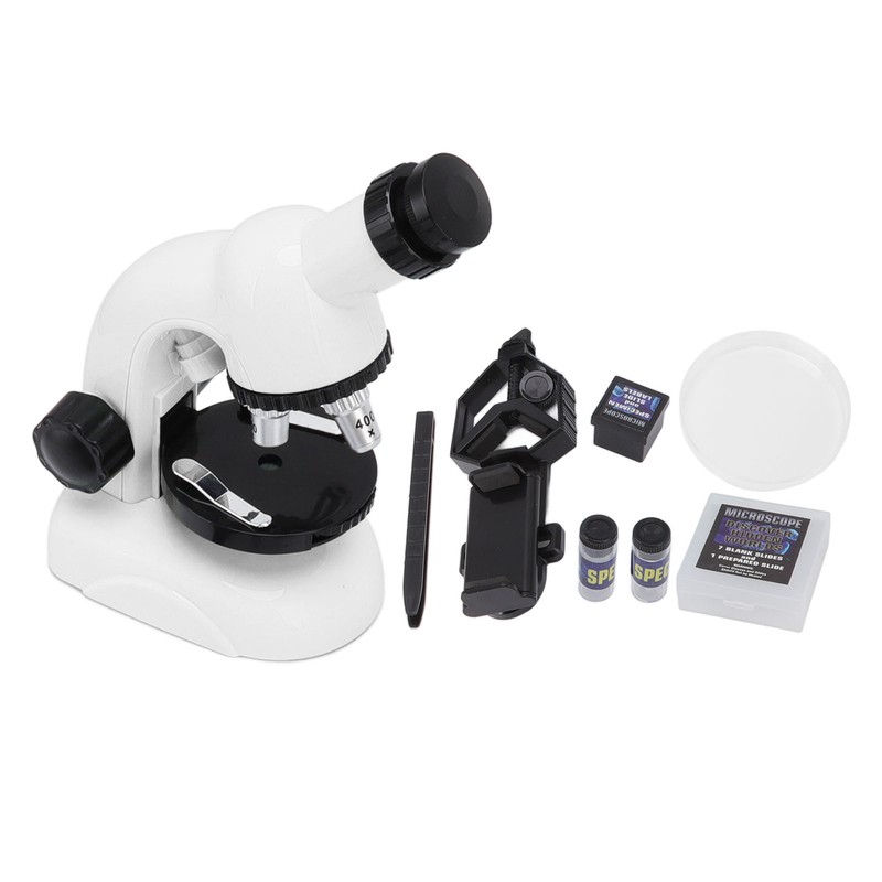 Kids Microscope Science Kit HD Magnifying Glass Student Biological Microscope