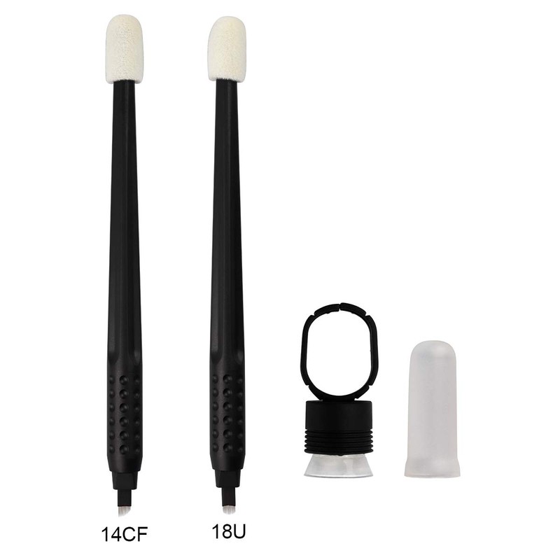 Microblading Disposable Handpiece with Needles for Manual Pigmentation of Eyebrows