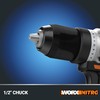 Worx Nitro 20V Cordless 1/2" Drill Driver With Brushless Motor,