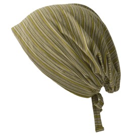 CasualBox BOTEN 100% Cotton Turban Cap, One Size Fits Most, Yellow, Adjustable Size, Thin