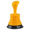 PlumbCraft Mini Drain Plunger, 11-Inch Bellows Sink Plunger for Kitchen