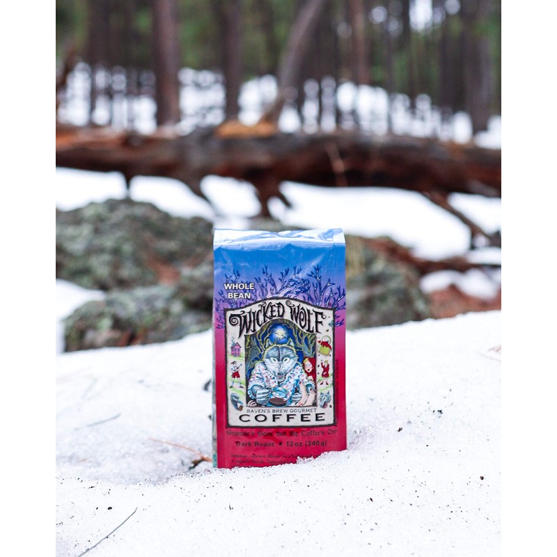 Raven’s Brew Coffee Ground Wicked Wolf – Dark Roast –