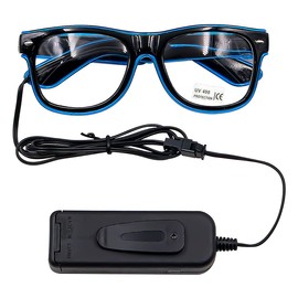 Namvo Light up Led Glasses Luminous Glasses For Party Disco Concert Live Fancy Dress Blue