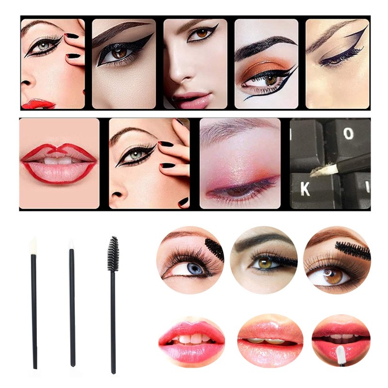 Disposable Makeup Brushes Set 150 Pieces Set 50 Lip Brushes