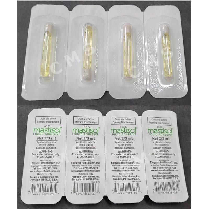 FERNDALE MASTISOL Liquid Medical Skin Adhesive Protectant 2/3 mL Vial