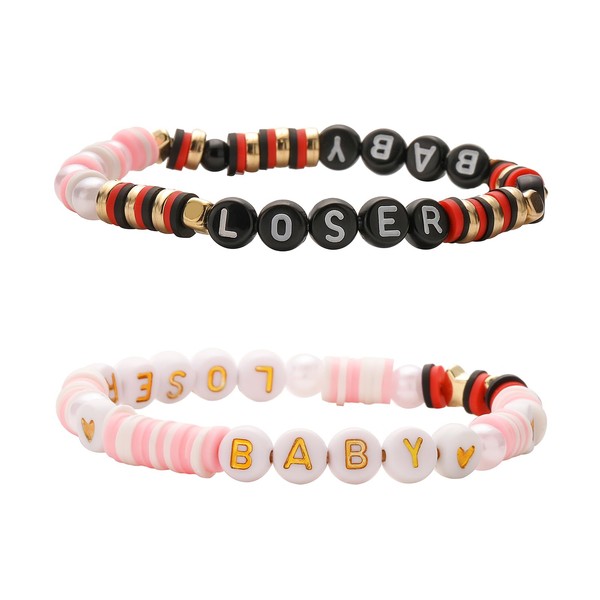 Flvkev Hazbin Bracelets Merch Cosplay Angle Alastor Matching Bracelets for