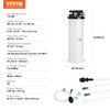 VEVOR 6.5L Pneumatic/Manual Oil Extractor Pump, Fluid Extractor Pump for