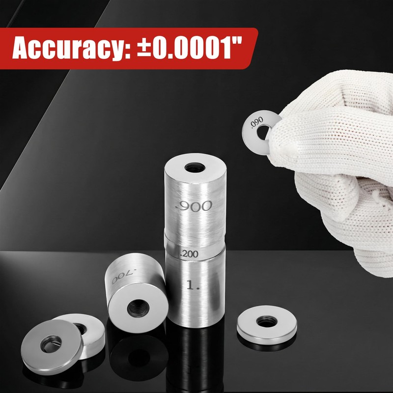 36 Piece Steel Spacer Blocks Set ，Round Gage Space Harden