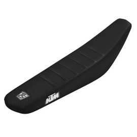 KTM SEAT COVER BLACK WITH BLACK RIBS 07-10 125-450 SX/ SXF/ XC/ XC-F/ 08-11 200