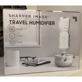 Sharper Image Portable Mini Travel Humidifier Cool Mist/UV light/USB