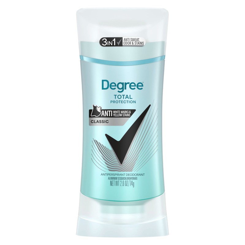 Degree UltraClear Antiperspirant Deodorant Black+White Anti White Marks and Yellow
