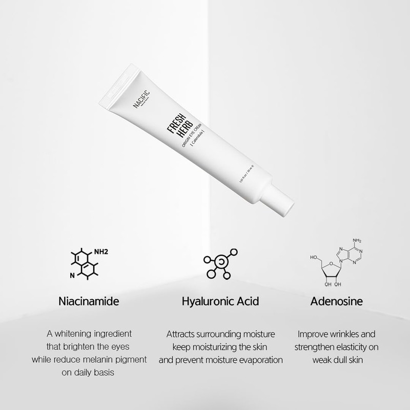 NACIFIC Fresh Herb Origin Eye Cream 1.01fl.oz 30ml for Wrinkles,