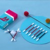 20Pcs/Box Tattoo Lipstick Cotton Swab Lip Tint Waterproof Long-lasting Non-stick