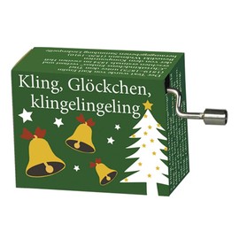 Fridolin Music Box Mini Twist Gel Kling, Bells, Klingelingeling Christmas Song