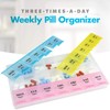 MEDca Weekly Pill Dispenser for 3 Days