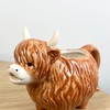 Novelty Gravy Boat Highland Cow Kitchen Decoration Accessories Sauce Jug