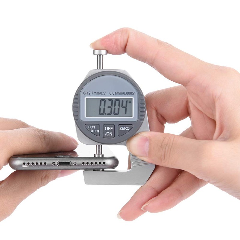 Electronic Micro Gauge, Micrometer, 0-12.7mm, 0.01mm Thickness Gauge, Thickness Gauge,