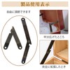 Doyime Door Pivot Hinge, 360 Degree Rotation, Folding Hinge, Furniture