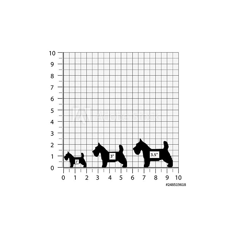 Sweet Prints Inc Scottish Terrier Dog Cookie Cutter - Dishwasher