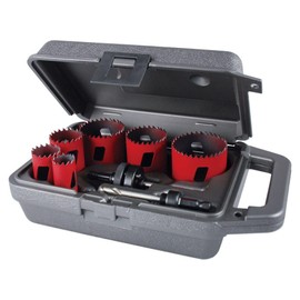 Morse MHS02E, 8 Piece, Electrician's Bimetal Hole Saw Kit, 1 Kit