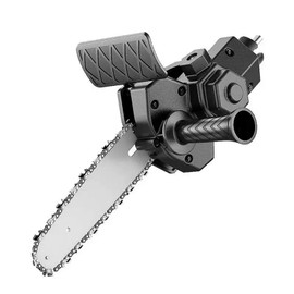 Electric Drill Chainsaw - BCEHACBITI Electric Drill Convert to Chainsaw Attachment Accessory Woodworking Cutting Tool Pruning Chainsaw Power Chain Saws for Tree Trimming Wood (6-inch)