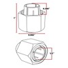 HAKATOP 19693 1/2" Router Collet Replacement For Dewalt 326286-03 Big