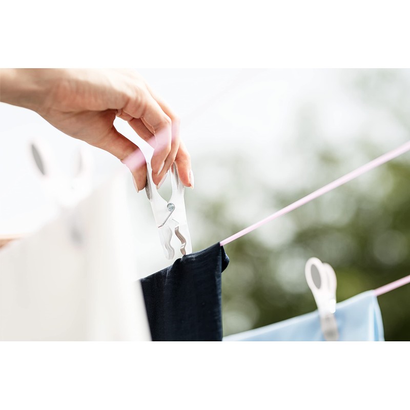 Lengenstein® 48 Plastic Clothes Pegs in Grey Premium Clothes Pegs