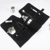 Jaugufiy Canvas Bartender Bag Travel Bartender Kit Bag Bar Kit