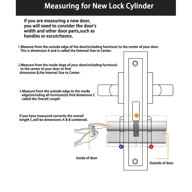 RESET High-Security Euro Cylinder Barrel Lock, Brass 70mm (35/35) -