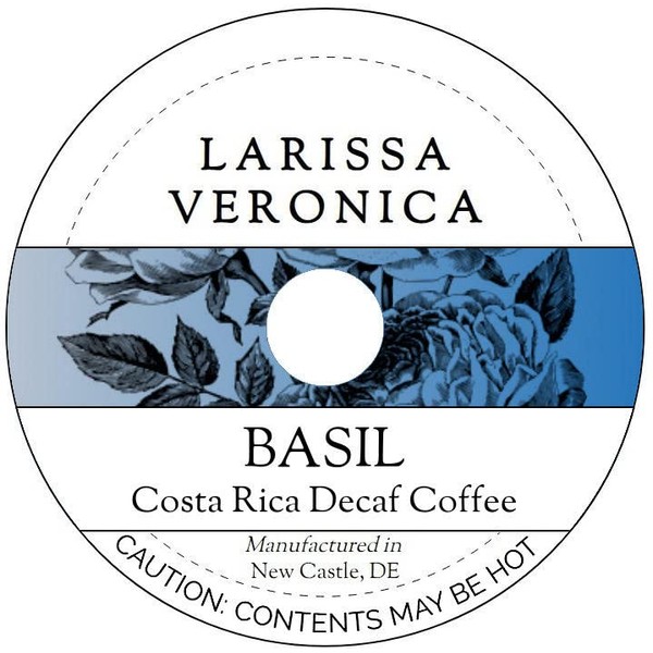 Basil Costa Rica Decaf Coffee (Single Serve K-Cup Pods) (Gourmet,