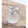 YTDYTD Cat Eye Stone Apple Pendant Necklace Pink White Gold