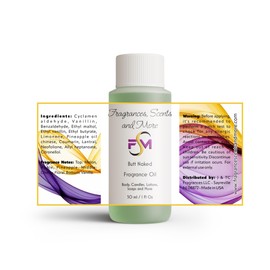 Butt Naked Fragrance Oil - 1 Fl Oz Plastic Bottle (30ml)